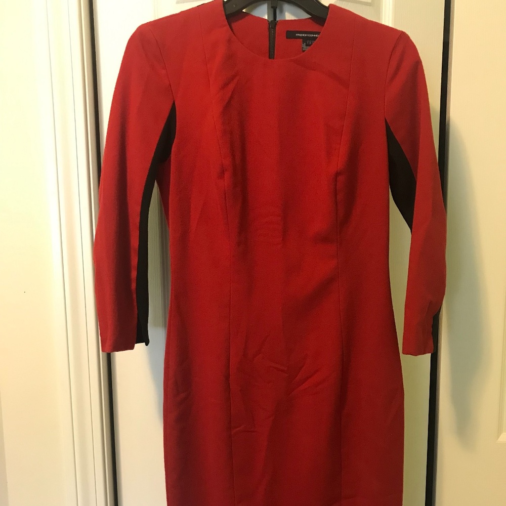 French Connection color block sheath dress size 4
